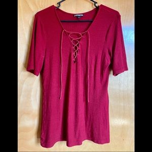 Express LacedUp Top